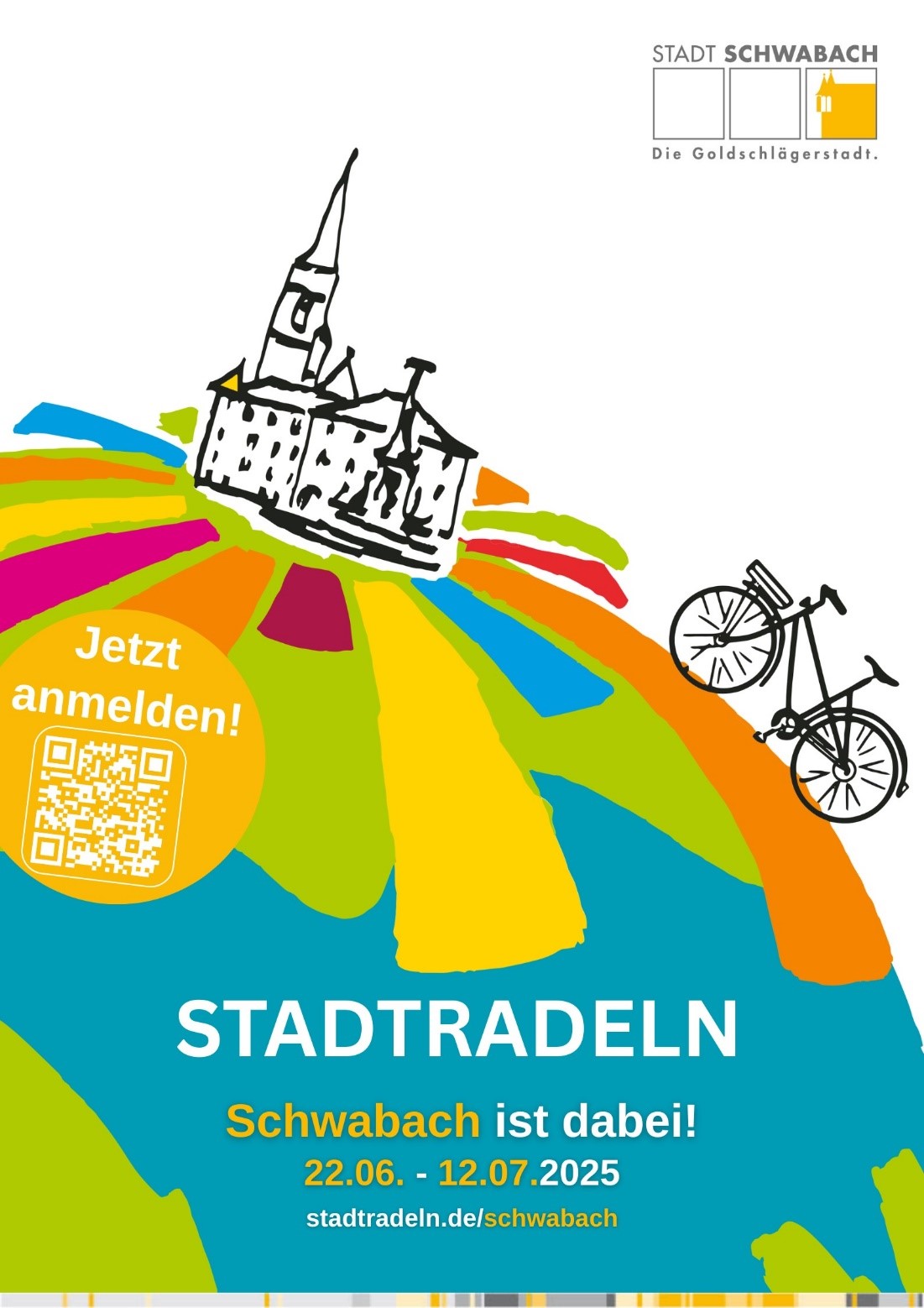 Flyer - STADTRADELN 2025 in Schwabach