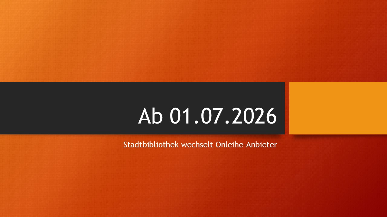 E-Ausleihe Franken wechselt zu Overdrive