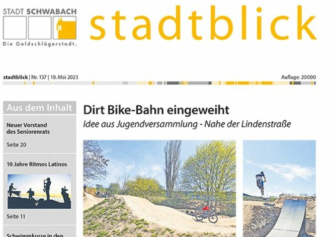 Ausschnitt des Titelbilds vom stadtblick Mai 2023