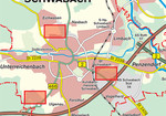 Gewerbegebiete in Schwabach