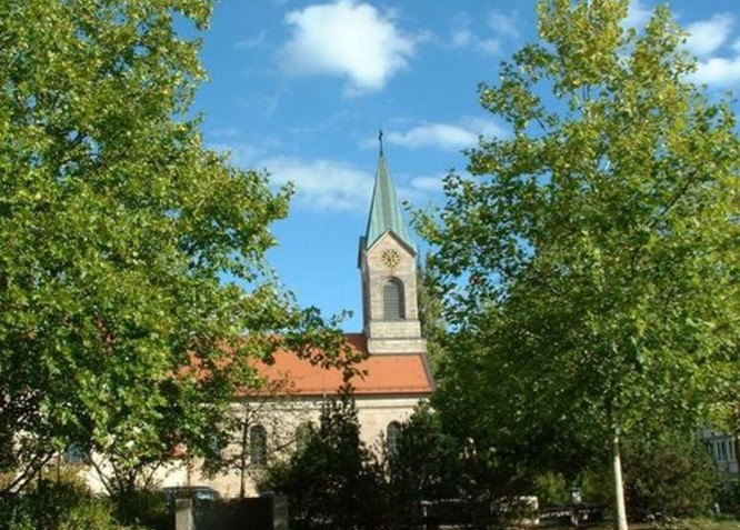 die katholische Kirche St. Sebald