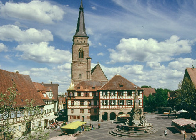 Wochenmarkt in Schwabach