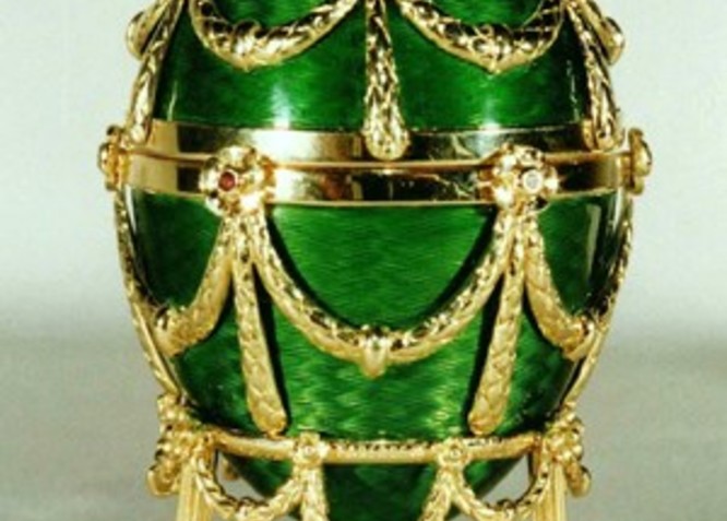 Gorbatschow-Friedensei von Fabergé