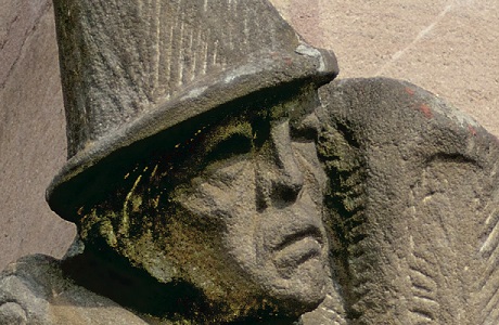 Darstellung des Christioph Driller, Skulptur von Max Renner Darstellung des Christioph Driller, Skulptur von Max Renner