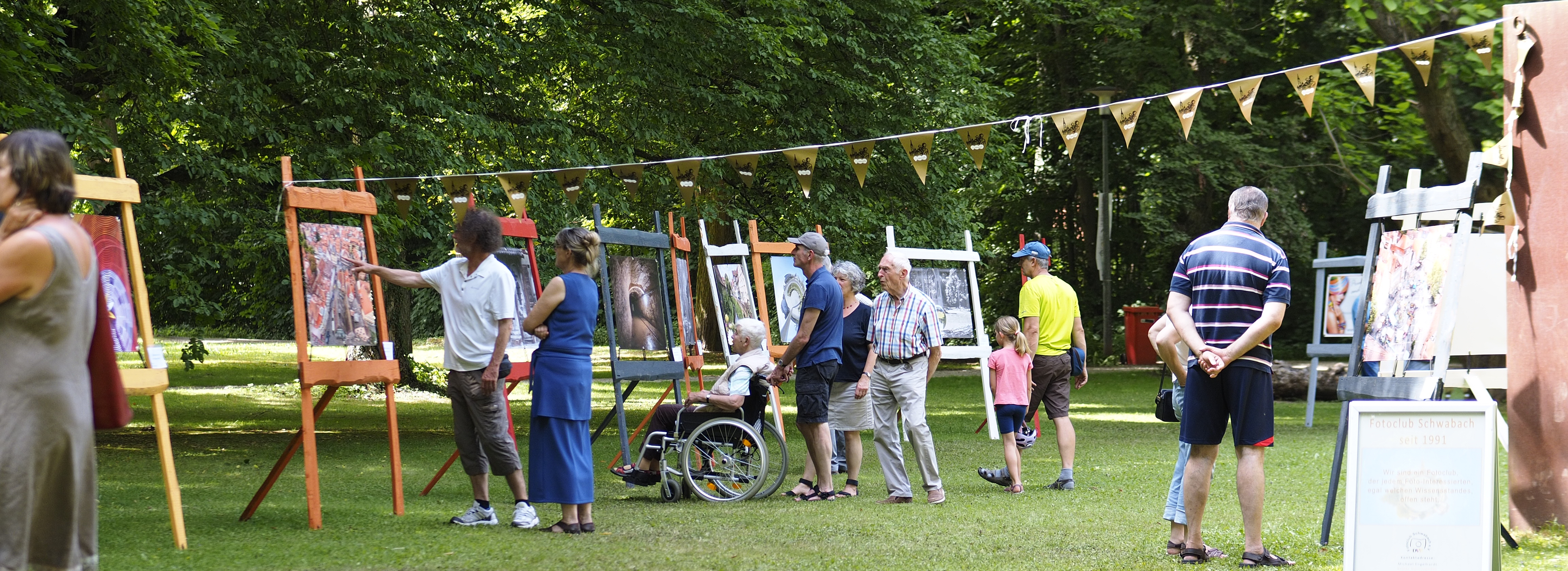 Ausstellung des Fotoclubs bei "Sommerglanz" 2017