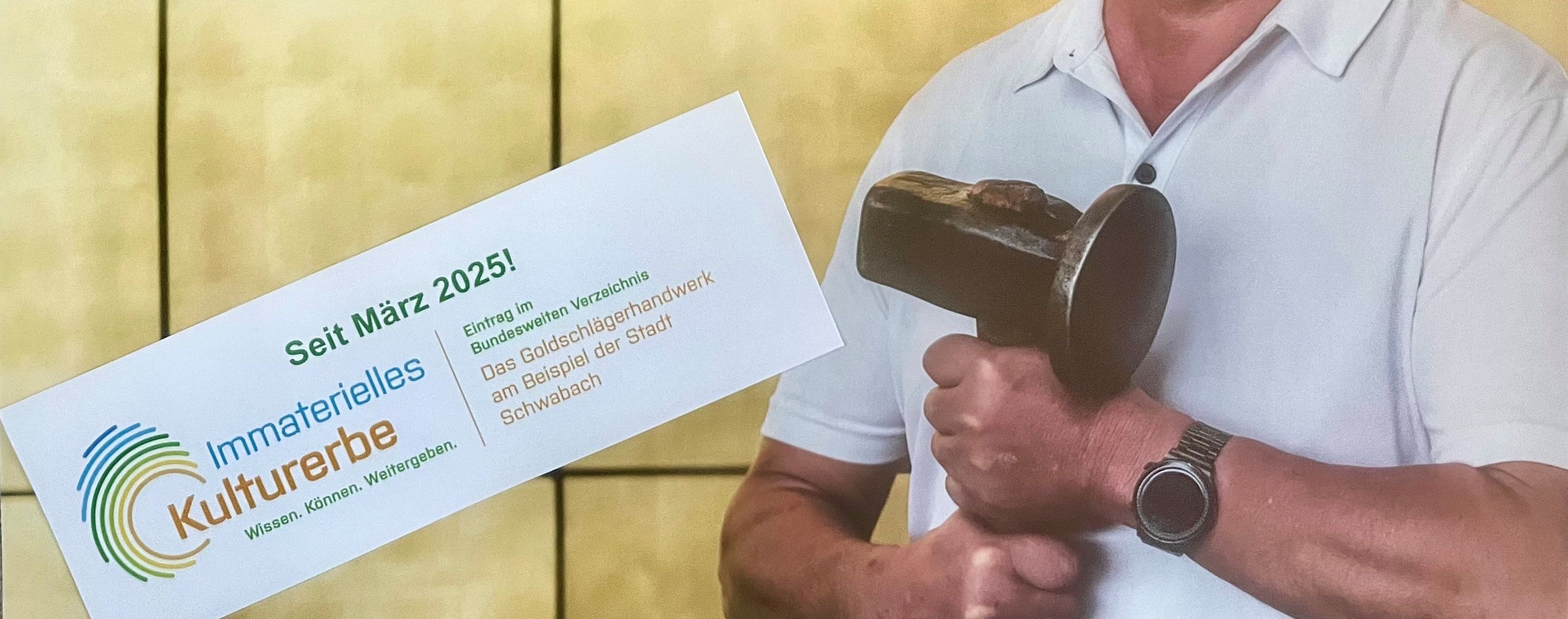 Schwabacher Goldschlägerhandwerk ist Immaterielles Kulturerbe Deutschlands