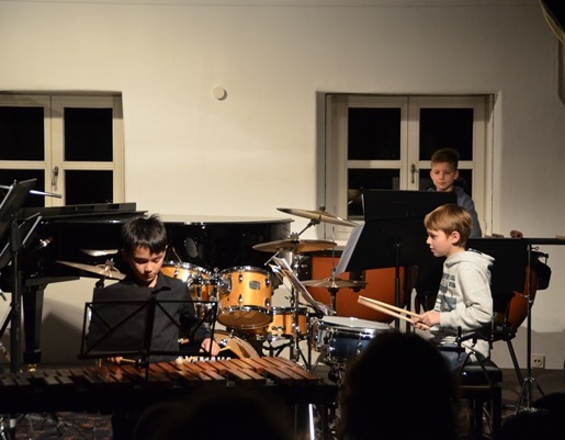 Musikschüler beim letzten JuMu-Konzert