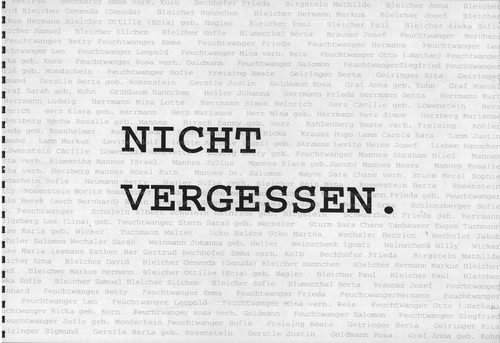 nicht vergessen 2