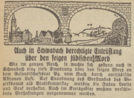Schwabacher Tagblatt 1938 11 11 Nr 265
