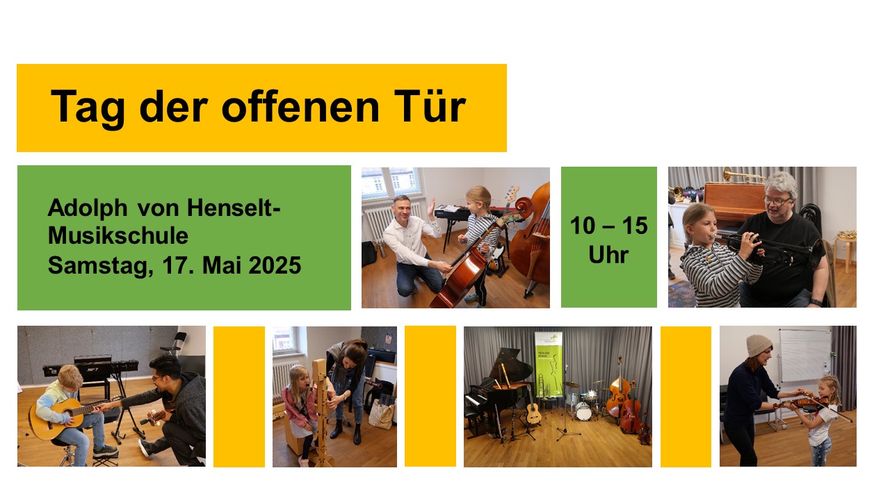 Kind probiert die Kontrabass in Anwesenheit eines Lehrers