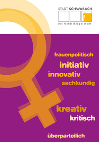 Flyer Titelseite der Frauenkommission