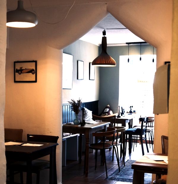 Innenraum des Café Fux