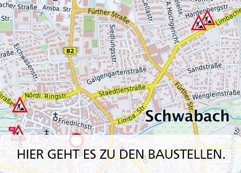 baustellen karte neu