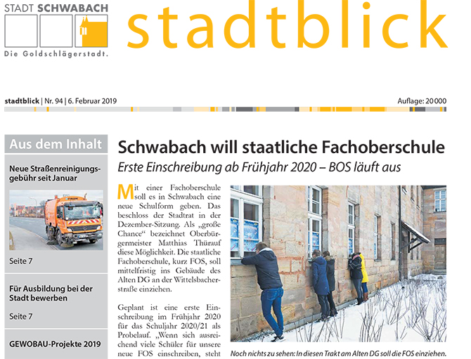 Ausschnitt Titelseite
