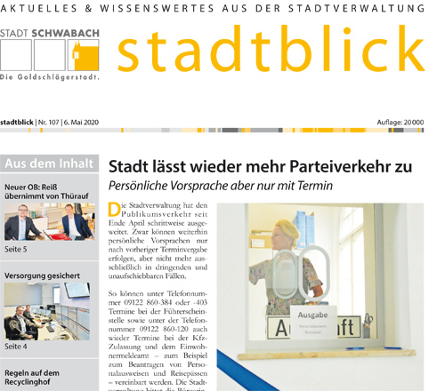 Ausschnitt Titelseite Mai-stadtblick