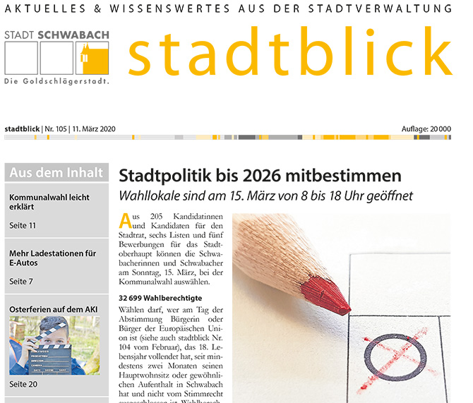 Ausschnitt Titelseite
