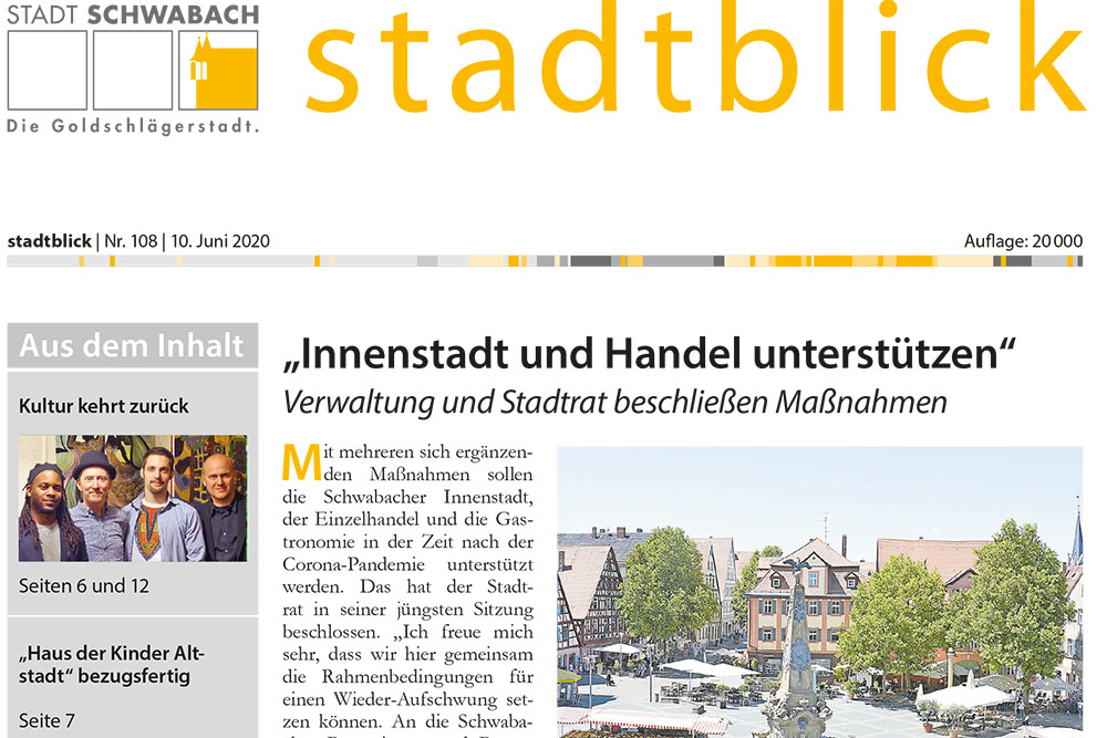 Ausschnitt Titelseite Juni-stadtblick