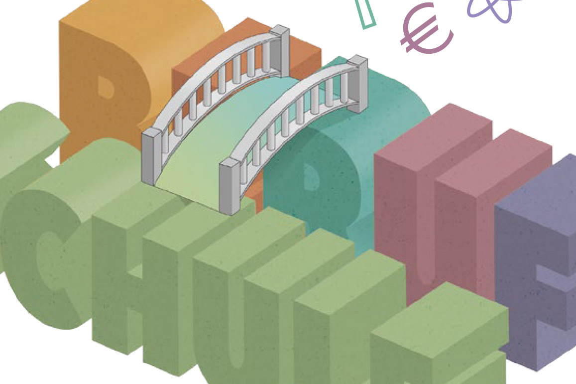 Eine Brücke zwischen Schule und Beruf (Symbolgrafik)