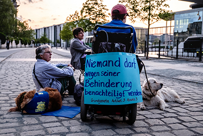 Nicht mein Gesetz Protest vor dem Bundestag