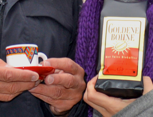 Fairtrade Kaffee Goldene Bohne