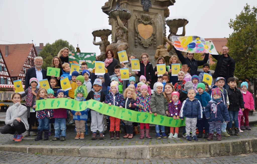 Rund 2500 klimafreundliche Meilen haben die Schwabacher Kinder gesammelt.