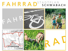 Cover der Fahrradstadtplanbroschüre