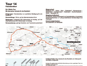 Freizeit Fahrradstadtplan Rueckseite