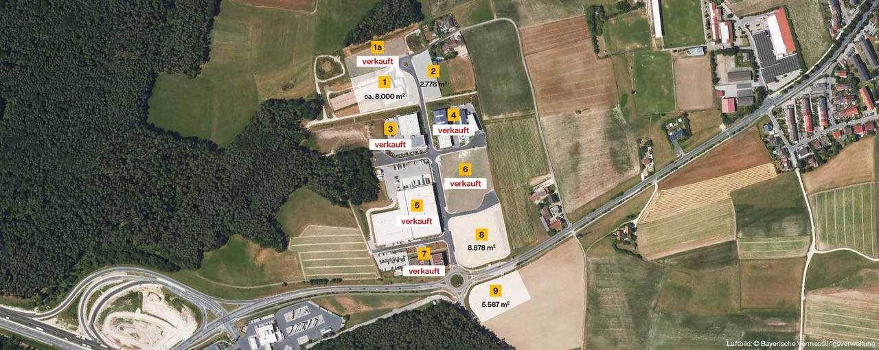 Luftbild Gewerbepark West