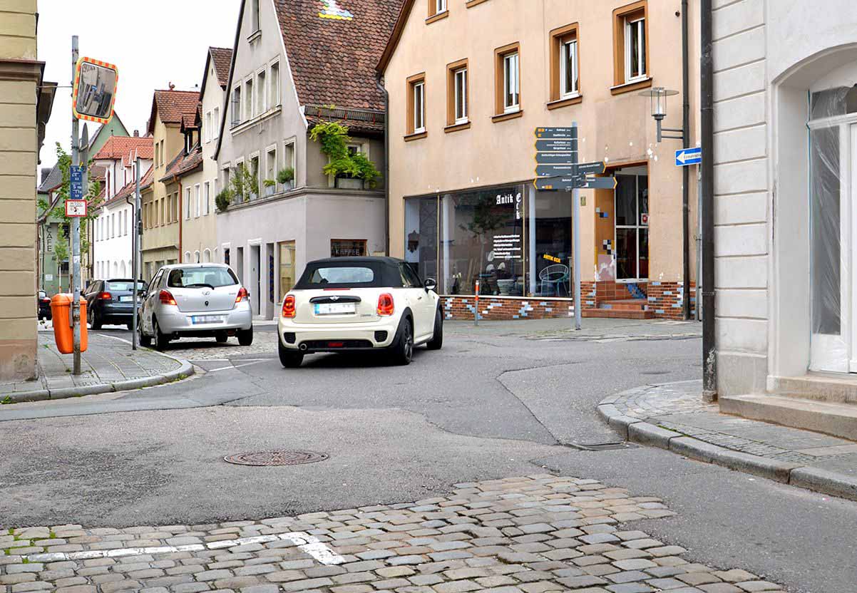 Nun ist der Ausbau der Kreuzung Nürnberger Straße/ Friedrichstraße an der Reihe.