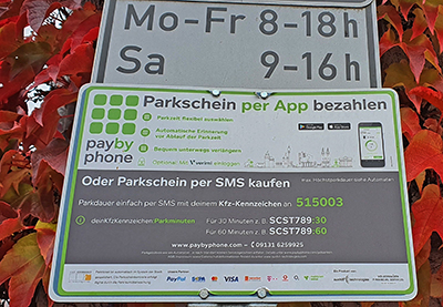 Handyparken in Schwabach – per SMS oder App Parkgebühren bezahlen –  Stadtportal Schwabach